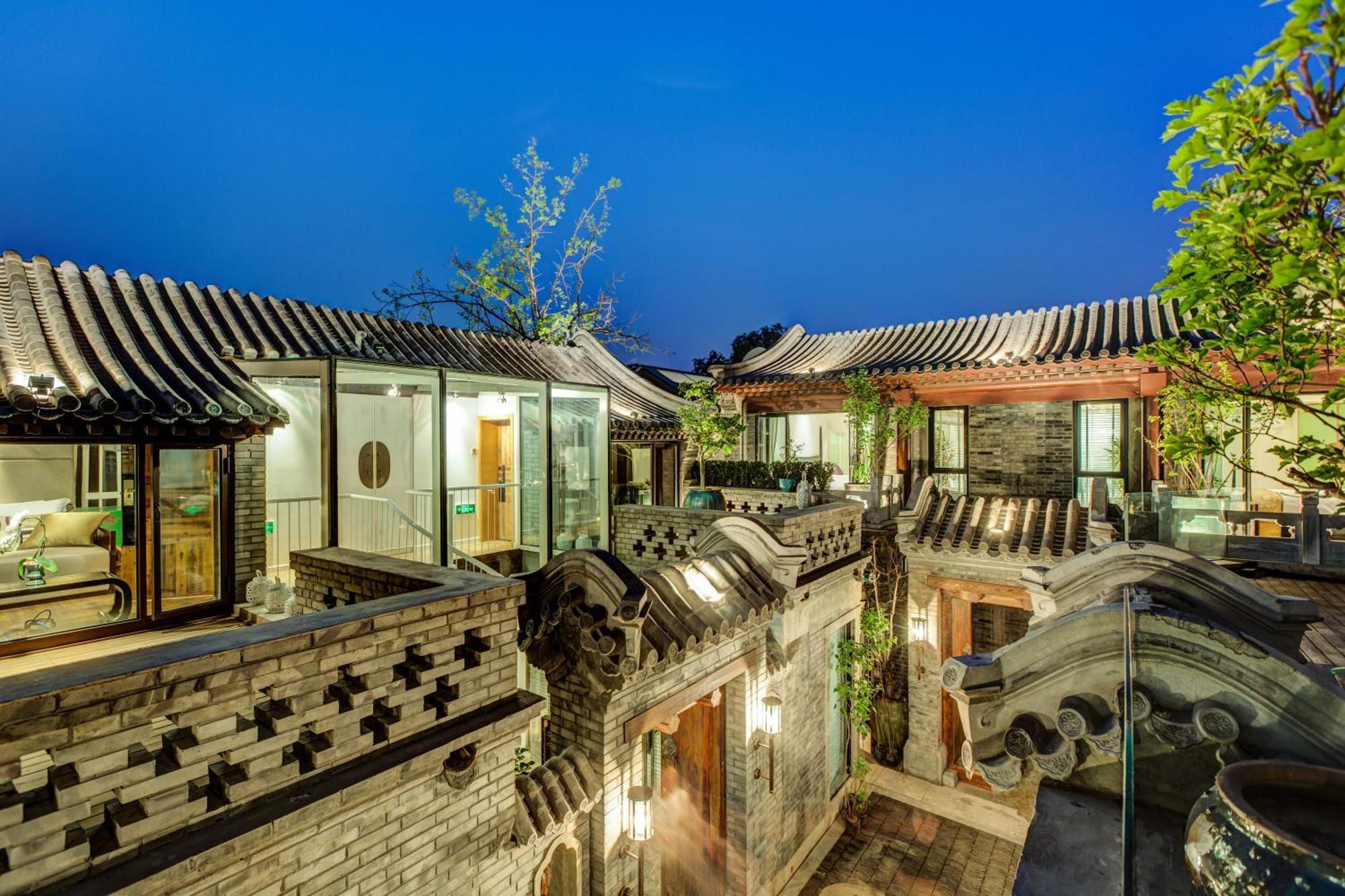 Beijing Le Zai Nan Luo Gu Xiang Wang Fu Jing Forbidden City Courtyard Hotel&Free Laundry Service&Free Coffee And Dumpling Experience Service Exterior foto